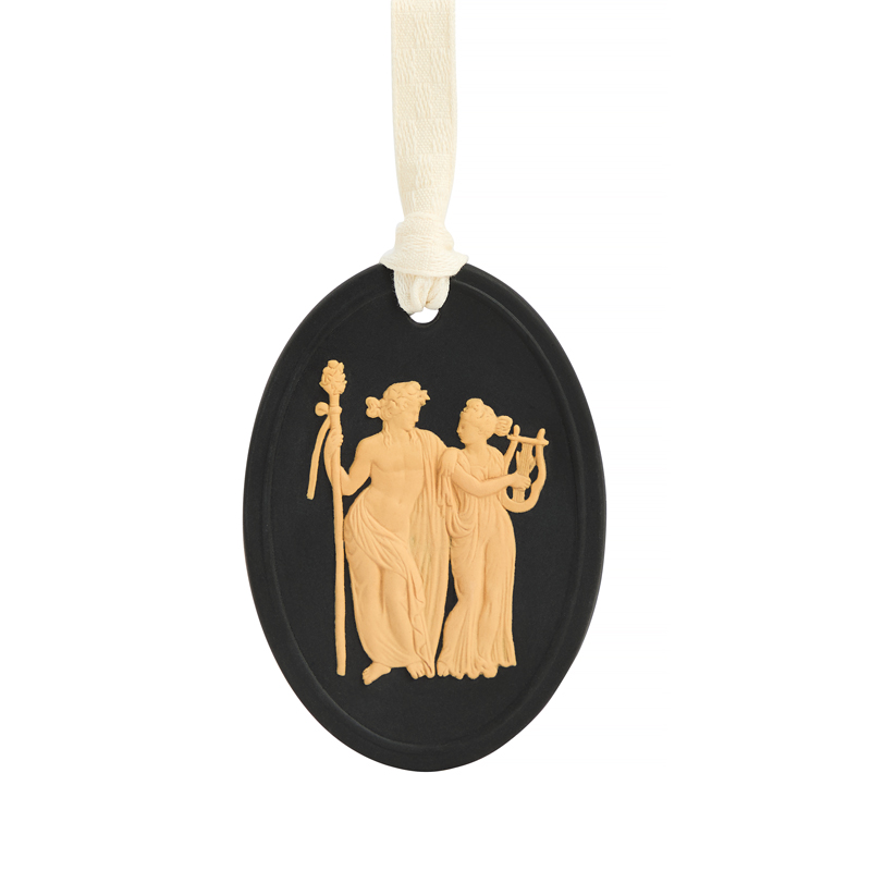 Ardent Jasper Ornament Black and Cane
