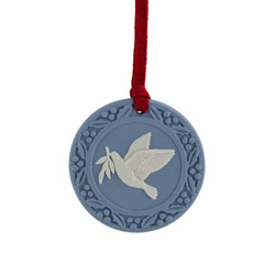 Festive Dove Ornament