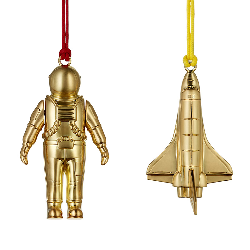 Waterford Golden Spaceman and Rocketship