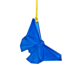 A photo of 2024 Waterford Origami Butterfly Blue