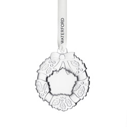 A photo of Mini Wreath Crystal Ornament