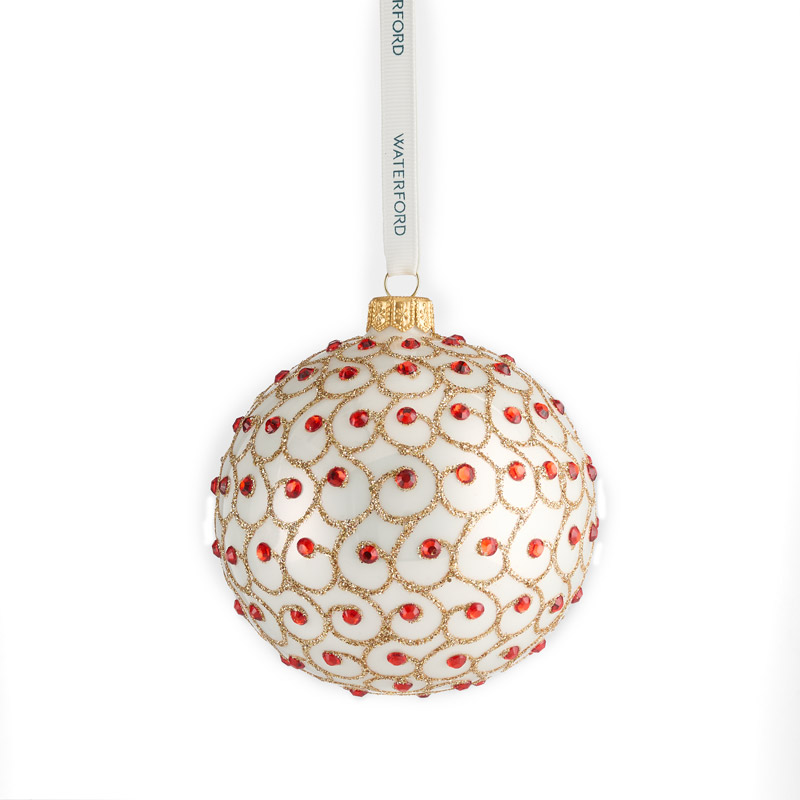 Holiday Heirlooms Round and Gold Bauble