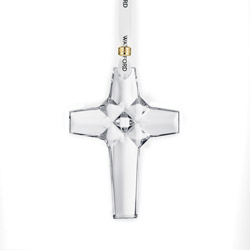 A photo of 2025 Cross Crystal Ornament
