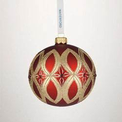 Holiday Heirlooms Infinity Red Bauble