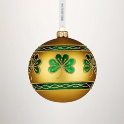 Holiday Heirlooms Emerald Shamrock Bauble