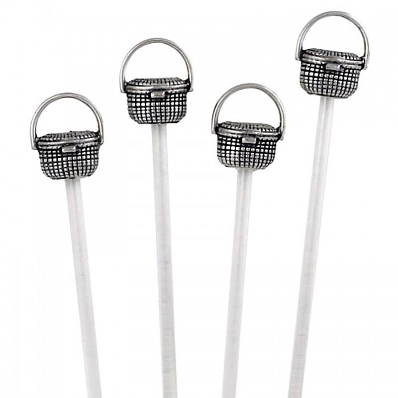 Lightship Basket Drink Stirrer, Set of 4