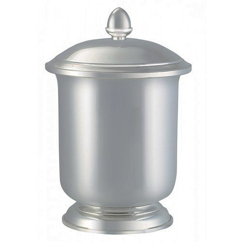 Ice Bucket with Lid, Bright Finish