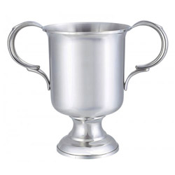 A photo of 9in. Pewter Trophy Cup, Bright Finish