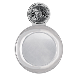 Pewter Porringer, 250th Anniversary of the United States