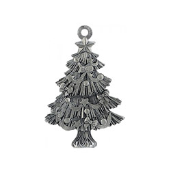A photo of Sculptured Christmas Tree Ornament