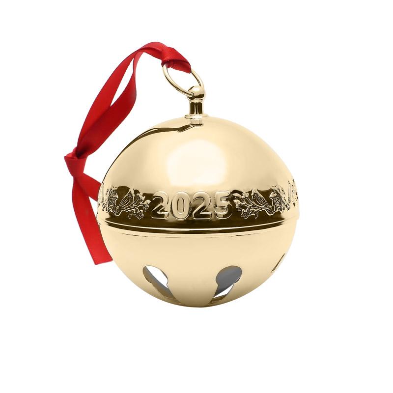 2025 Gold Plate Sleigh Bell, 36th Edition