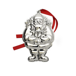 A photo of 2025 Sterling Silver Santa, 9th Edition