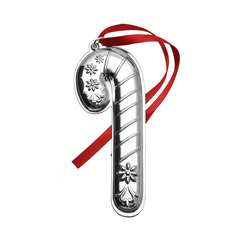 A photo of 2025 Sterling Silver Candy Cane, 18th Edition