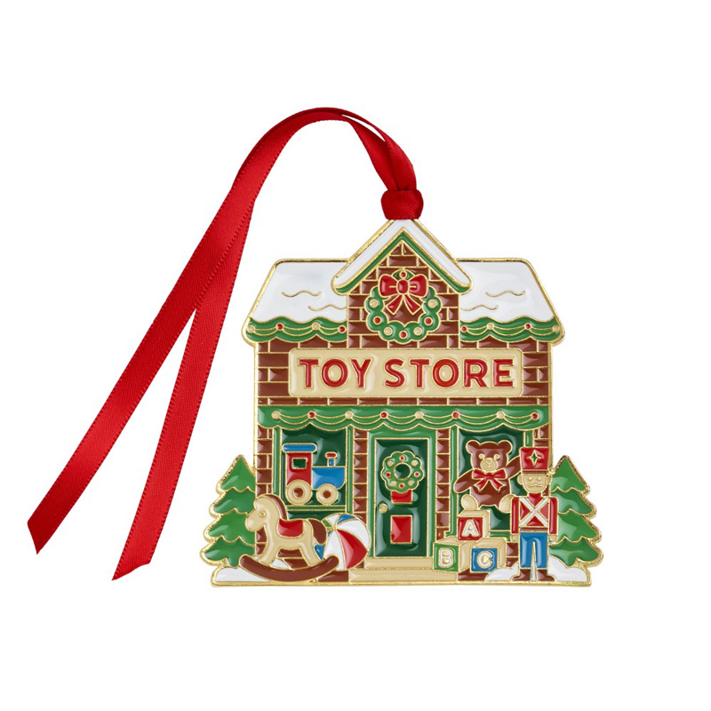 2026 Christmas Village Toy Shop 3rd Edition Goldplate Wallace
