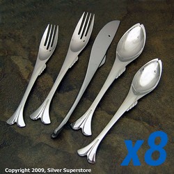 A photo of Gone Fishin' 40pc Service for 8