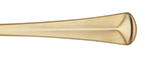 Reed and Barton Baguette Gold Stainless Flatware