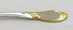Yamazaki Cache Gold Accent Flatware Pattern