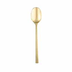 Beacon Gold Satin Oval Soup Spoon