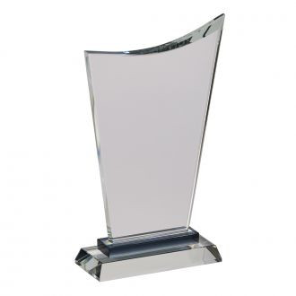 Wave Trophy w/Black Highlight, 8.5in.