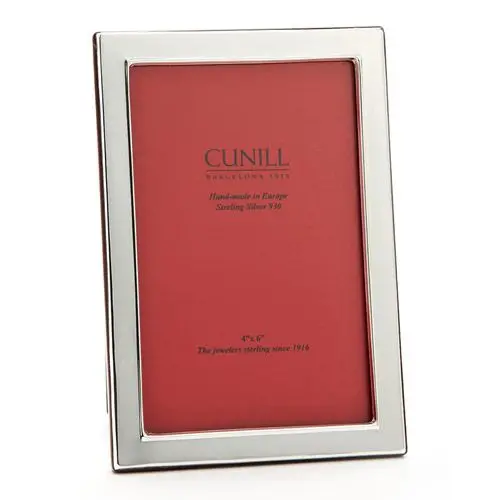 Sterling Silver plain border picture frame