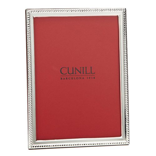 Cunill Slim Cord Picture Frame, 5x7  Sterling Silver