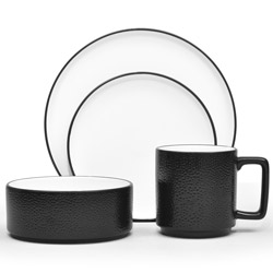 Noritake Colortex Stone Black Dinnerware