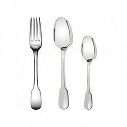 A photo of Cluny Silverplate 3pc Children's Flatware Set