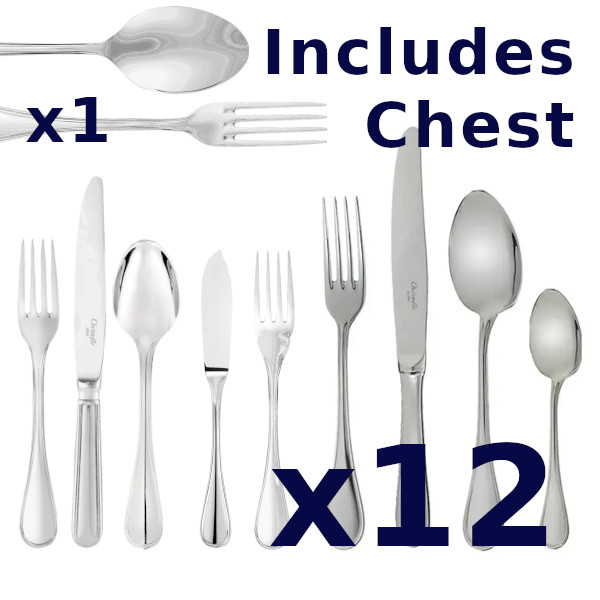 Albi Acier 110pc Service for 12 w/Imperial Canteen