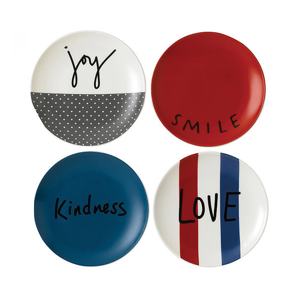 Joy Plate, 6  Set of 4