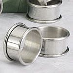 Silver Napkin Rings In Sterling Stainless Steel And Pewter Pewter Napkin Ring