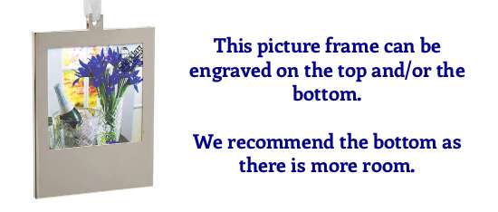 Image of engravable area on piece