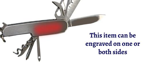 Image of engravable area on piece