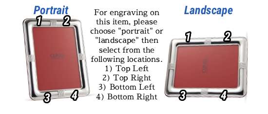 Image of engravable area on piece