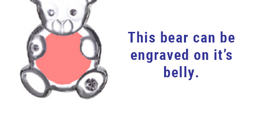 Image of engravable area on piece