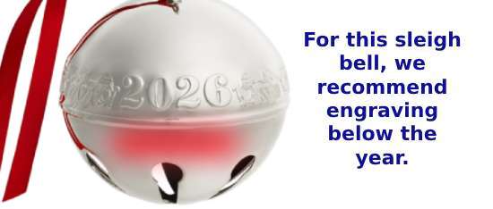 Image of engravable area on piece