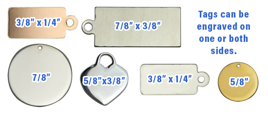 Image of engravable area on piece