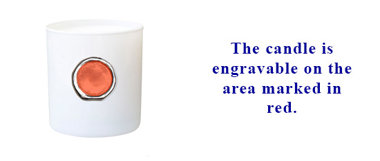 Image of engravable area on piece