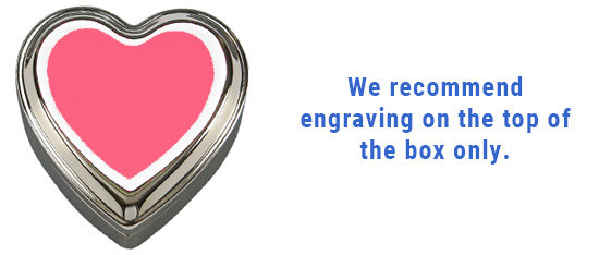 Image of engravable area on piece