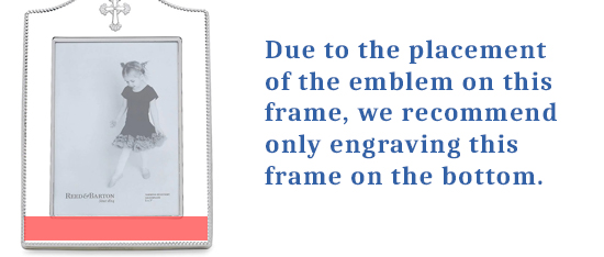 Image of engravable area on piece