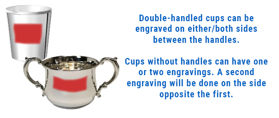 Image of engravable area on piece