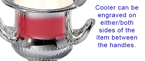 Image of engravable area on piece