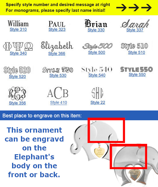 Base engraving attributes