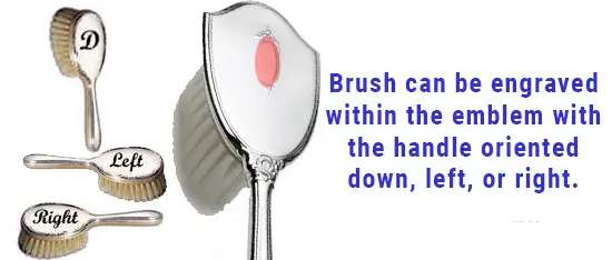 Image of engravable area on piece