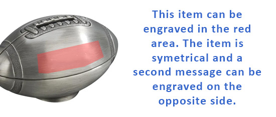 Image of engravable area on piece