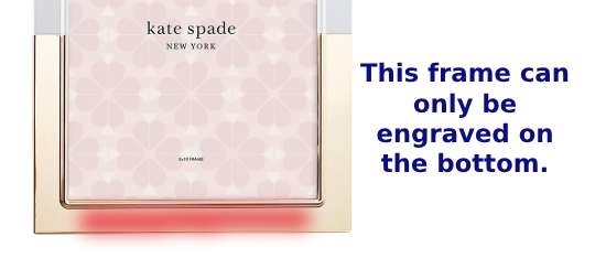 Image of engravable area on piece