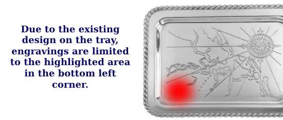 Image of engravable area on piece