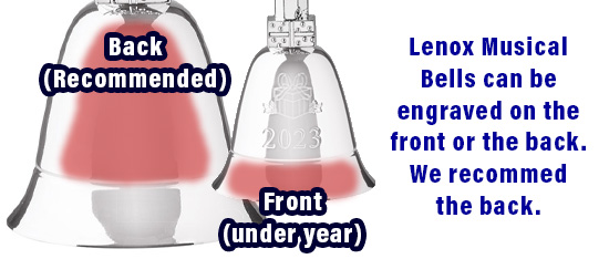 Image of engravable area on piece