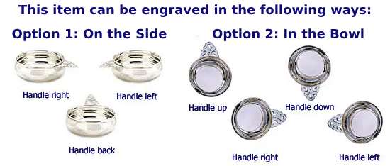 Image of engravable area on piece