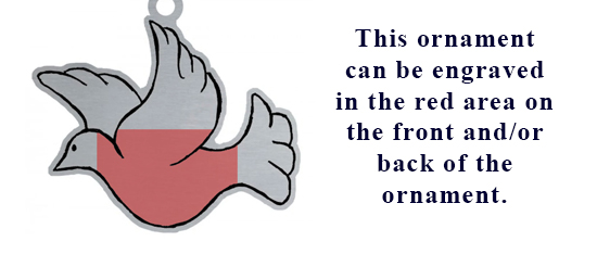 Image of engravable area on piece