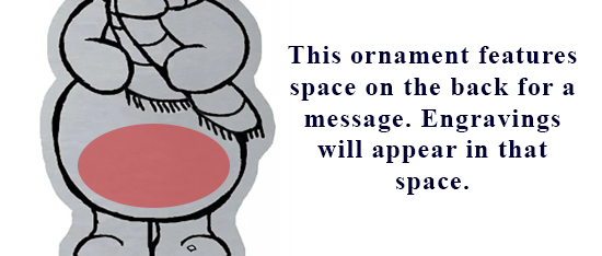 Image of engravable area on piece